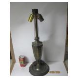 Vtg Art Nouveau Table Lamp Brass