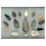 Indian Artifact Arrowheads, Points & Blades