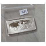 500 Grains Sterling Bar Franklin Mint 1ozt