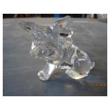 Imperial Crystal Glass Dog Figurine