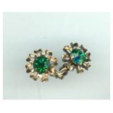 Emerald Green earrings 2.5