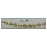 Krementz Gold tone New Bracelet 7.5