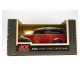 1938 Ace Hardware Chevy Panel Truck Bank, Ertl, 1/