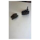 Antique tank and battleship coin banks