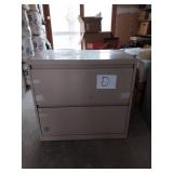 Metal storage cabinet