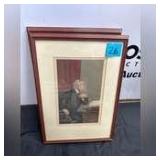 2 Framed Vanity Fair Legal Art Prints - "A Popular Magistrate" and "York" - Signed by Spy (Sir Leslie Ward) - 16in x 22in