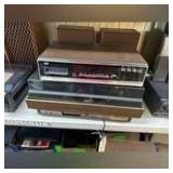 ELECTROPHOINC Stereo System With Dual 8 Track Players And Speakers