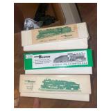 3 Bowser Model Trains With Box Of Train Parts