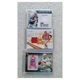 3 Football Patch Cards