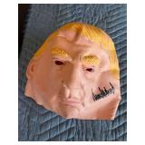 Donald Trump - Signed Mask w/ COA, Signed Mar-A-Lago Hat, Signed $45 Bill, Signed Stormy Daniels Necktie w/ COA, Mar-A-Lago Items