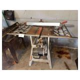 RIDGID Table Saw w/ Fence - Model TS24241 - Serial No. 00124P0354 - 60in x 40in x 39in