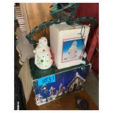 Christmas Display Set and Snowman Candle HolderÂ