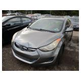 Gray, 2013, Hyundai Elantra, 5NPDH4AE7DH281928, KEY ,