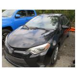 Black, 2015, Toyota Corolla, 5YFBURHE6FP319399, KEY ,