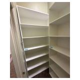 White Wooden Shelving - 48in x 18in x 96