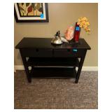 Wooden Display Table With Drawers 4ft. L. X 15in. D. X 34in. H.