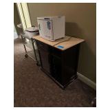 Wooden Display Table With Drawer 34 X 34X 18