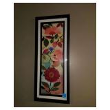 Double Framed Matted Print By Parker 5ft. L. X 21in. W.