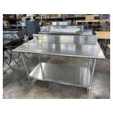 5ft Stainless Steel Prep Table w/ Can Opener