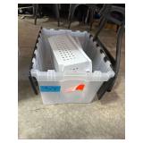 4 Plastic Storage Bins