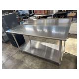 5ft Stainless Steel Prep Table