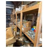 3 Wooden Shelving units 96 x 33 x 72 Inches Each