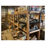 3 Wooden Shelving Units 96 x 33 x 72in. each