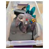 Nintendo 64 With 2 Controllers And All Power Cords and Mischief Mayhem Game