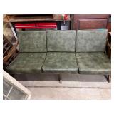 Vintage Living Room Set Including Sofa - Wooden Rocker With Foot Stool