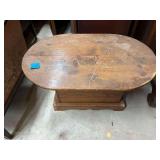 Vintage Wooden Coffee Table - 36X23X20