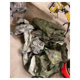 2 Duffle Bags 30 Inches Tall a Medium Regular Camo Army Coat With 2 Shirts