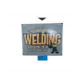 Welding Metal Sign 16.5x12.5 Inches