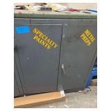 Paints And Metal Preps Cabinet With Various Coatings And Conditioners