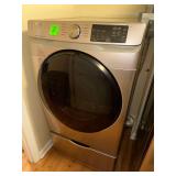 Samsung Electric Dryer w/ Drawer - Model DVE45R6100C/A3 - Serial No. 0AYS5BAN603263N - MultiSteam Moisture Sensor - 120V - 27in x 28in x 53in - Contents NOT Included