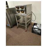 Metal Rolling Cart. 26 in. H x 21 in. W x 23.5 in. D. Contents on Top NOT Included.