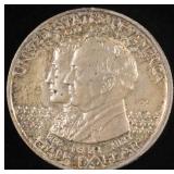 1921 ALABAMA 2X2 SILVER COMMEM HALF GEM BU