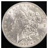 1902 MORGAN DOLLAR CH/GEM BU