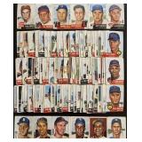 NEAR COMPLETE 1953 TOPPS BASEBALL LOW NUMBER SET