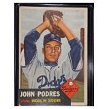 1953 TOPPS JOHN PODRES #263