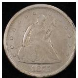 1875-S TWENTY CENT PIECE VF