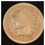 1866 INDIAN CENT CH/GEM BU