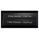 2013 5-STAR GENERAL PR & UNC CLAD 50C COMMEM SETS