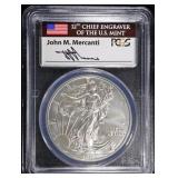 2015-W SILVER EAGLE PCGS SP-70 1ST DAY ISSUE