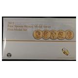 2013 FIRST SPOUSE BRONZE MEDAL SET OGP