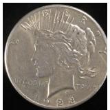 1928 PEACE DOLLAR AU