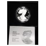 2022-W PROOF AMERICAN SILVER EAGLE OGP