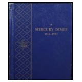 PARTIAL WHITMAN MERCURY DIMES ALBUM