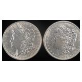 1890 & 1900 MORGAN DOLLAR AU/BU