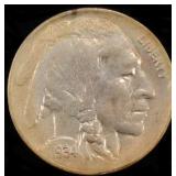 1934-D BUFFALO NICKEL GEM BU, AMAZING COLOR