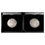 (2) 2013 AMERICAN SILVER EAGLES